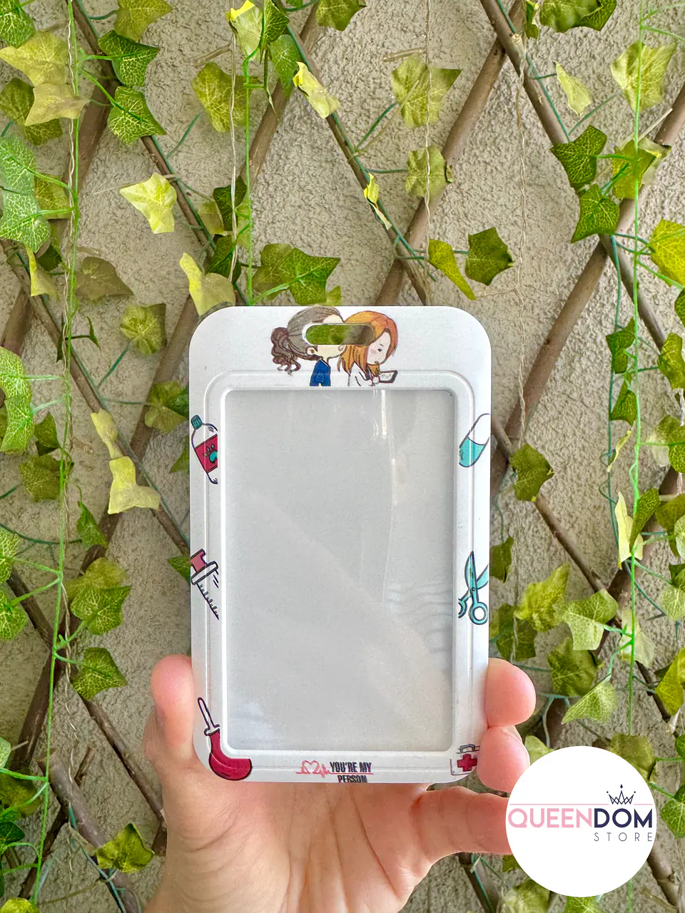 Preventa Portacredencial  Vertical + Lanyard Grey Anatomy 2