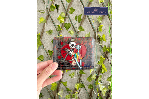 Preventa Portacredencial Horizontal + Lanyard Jack Skellington