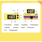 Preventa Mini Camara Retro Digital Llavero Con Pantalla Flip 4