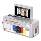 Preventa Mini Camara Retro Digital Llavero Con Pantalla Flip 12