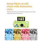 Preventa Mini Camara Retro Digital Llavero Con Pantalla Flip 5