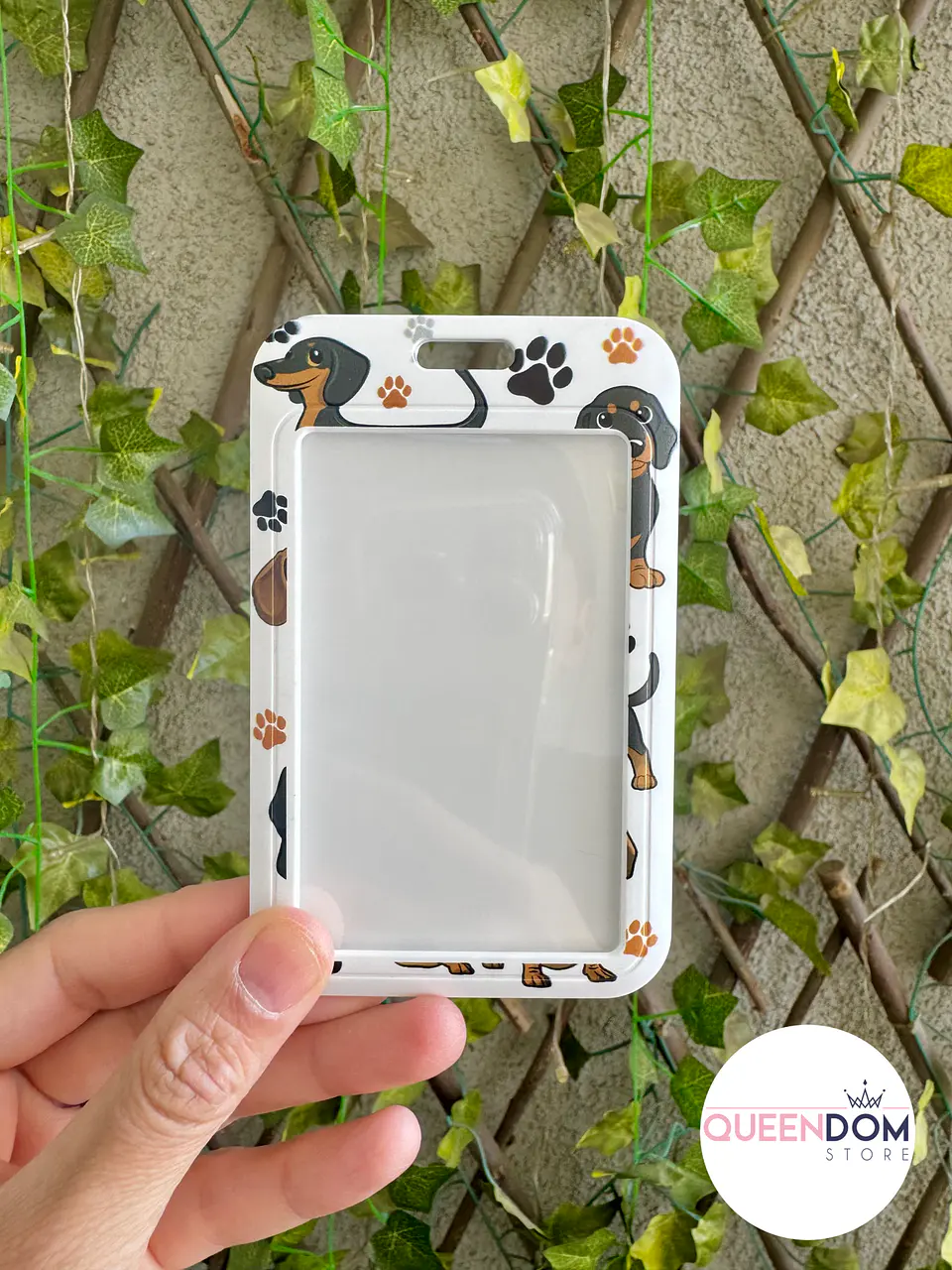 Preventa Portacredencial Vertical + Lanyard Perros Salchichas 2