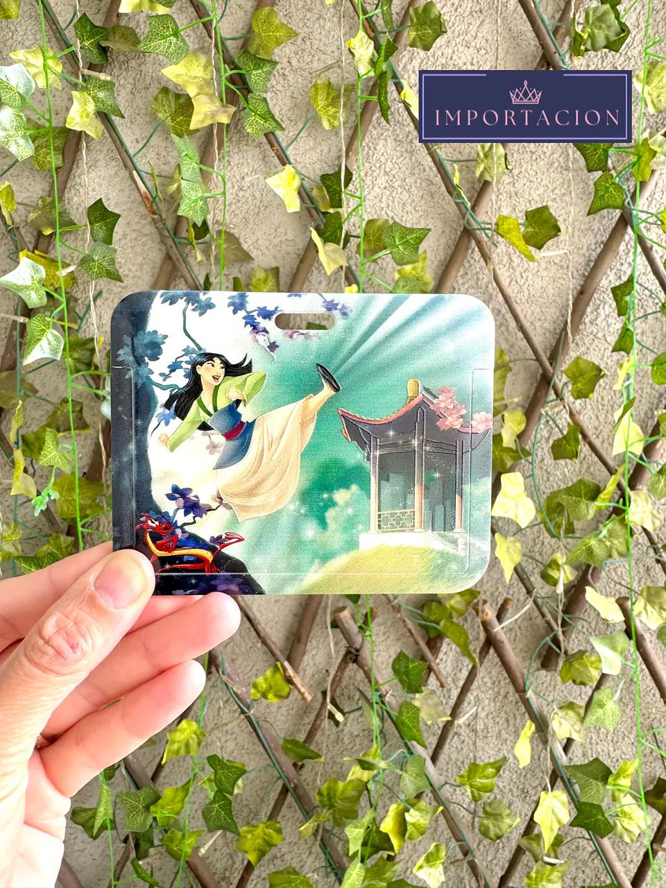 Preventa Portacredencial Horizontal + Lanyard Mulan  3