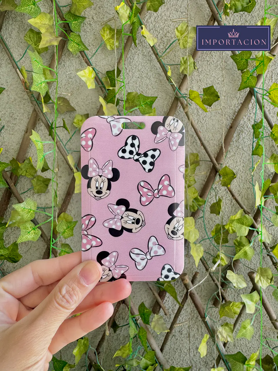 Preventa Portacredencial Vertical + Lanyard Minnie 1