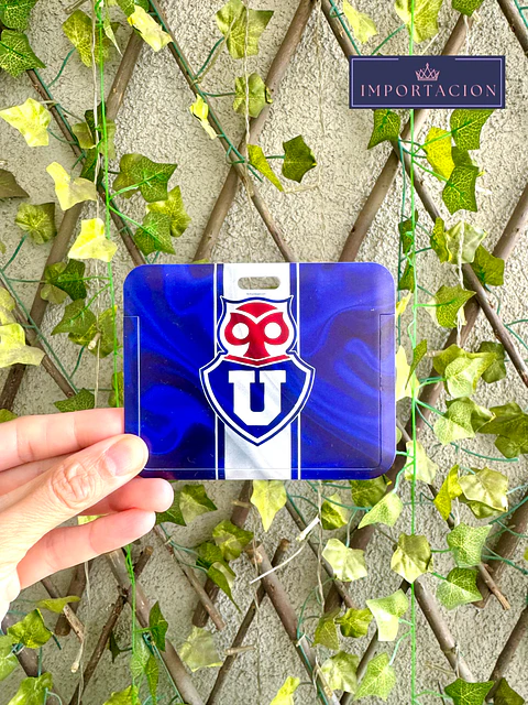 Preventa Portacredencial Horizontal + Lanyard Universidad De Chile