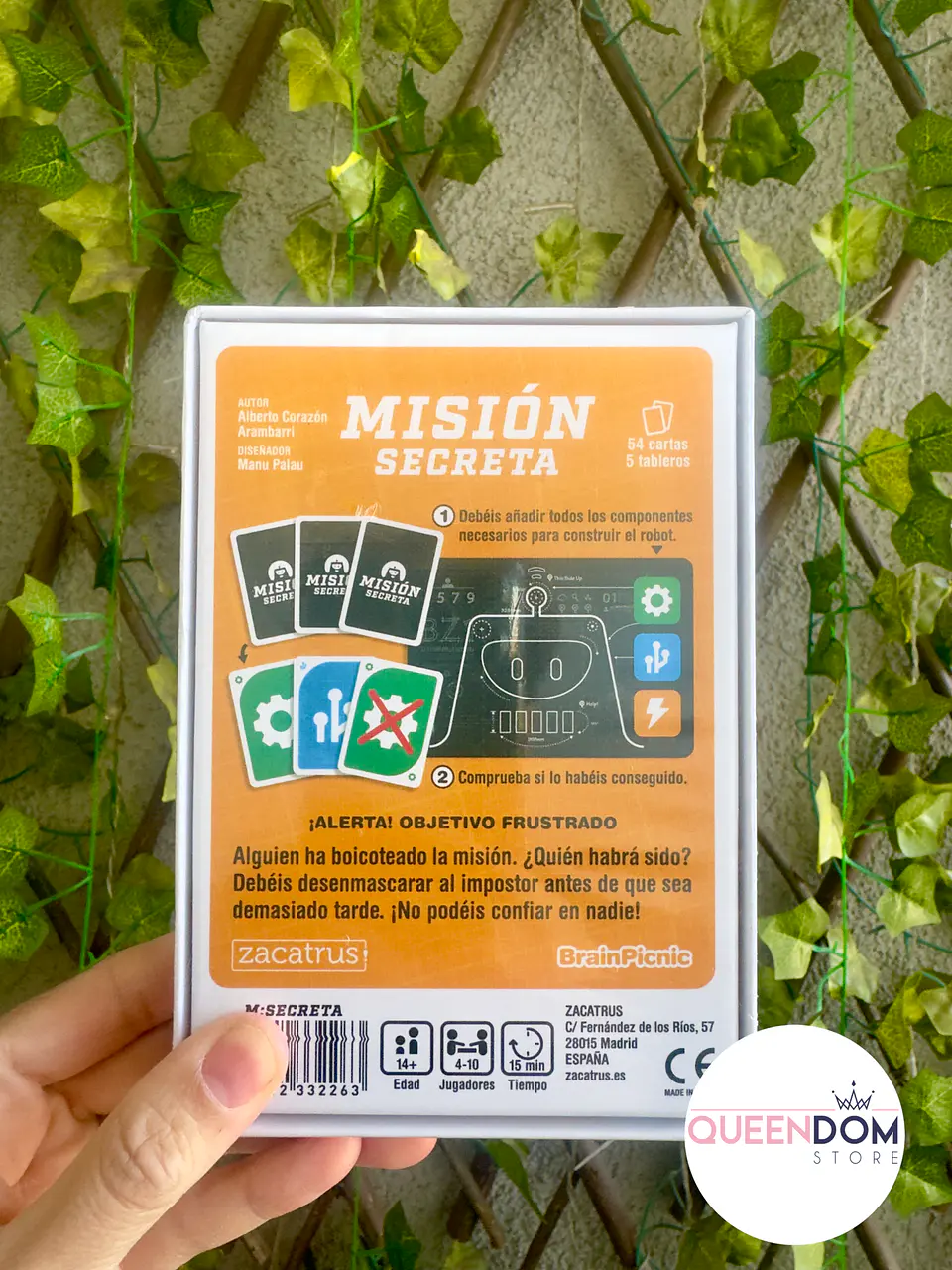 Preventa Juego de Cartas Mision Secreta en español 3