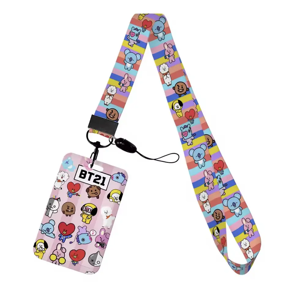 Preventa Portacredencial Vertical + Lanyard BT21 2