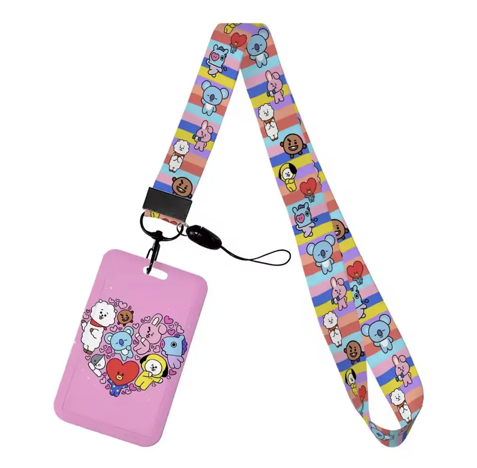 Preventa Portacredencial Vertical + Lanyard BT21 4