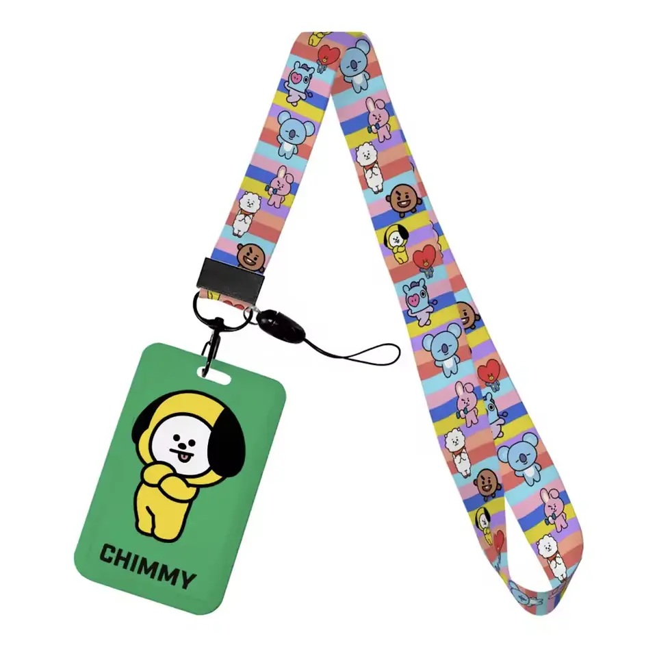 Preventa Portacredencial Vertical + Lanyard BT21 8