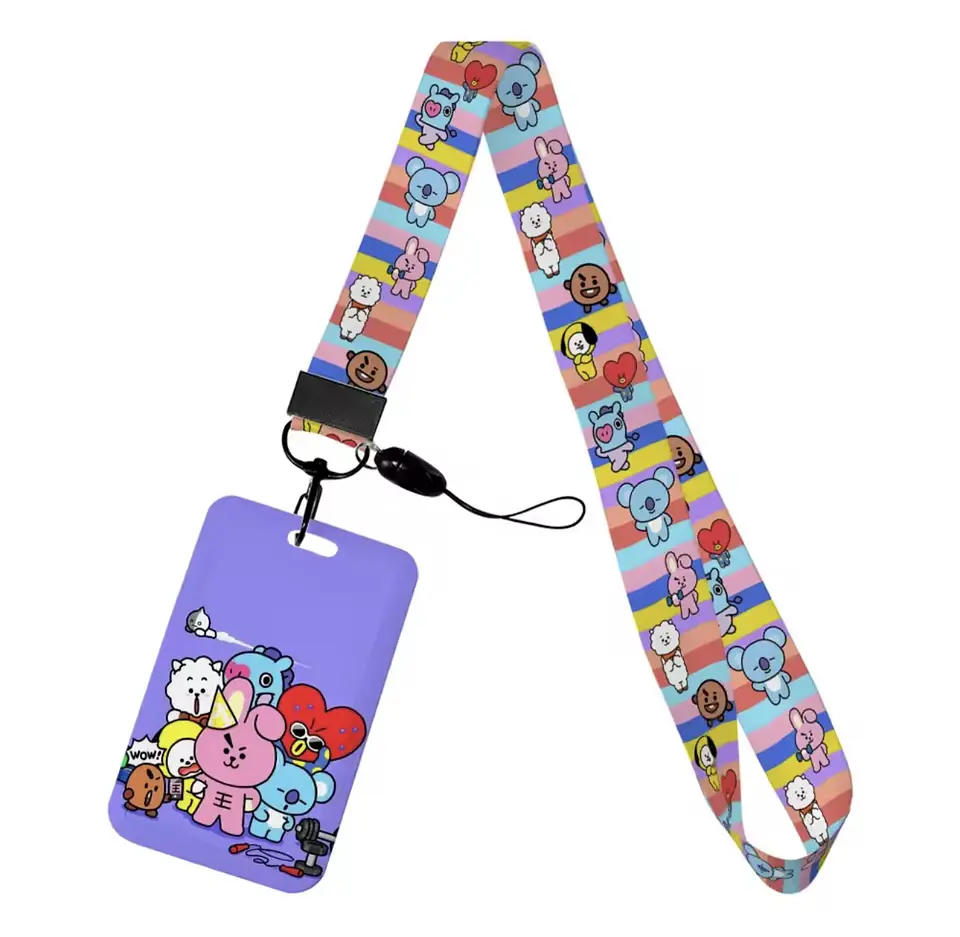 Preventa Portacredencial Vertical + Lanyard BT21 22