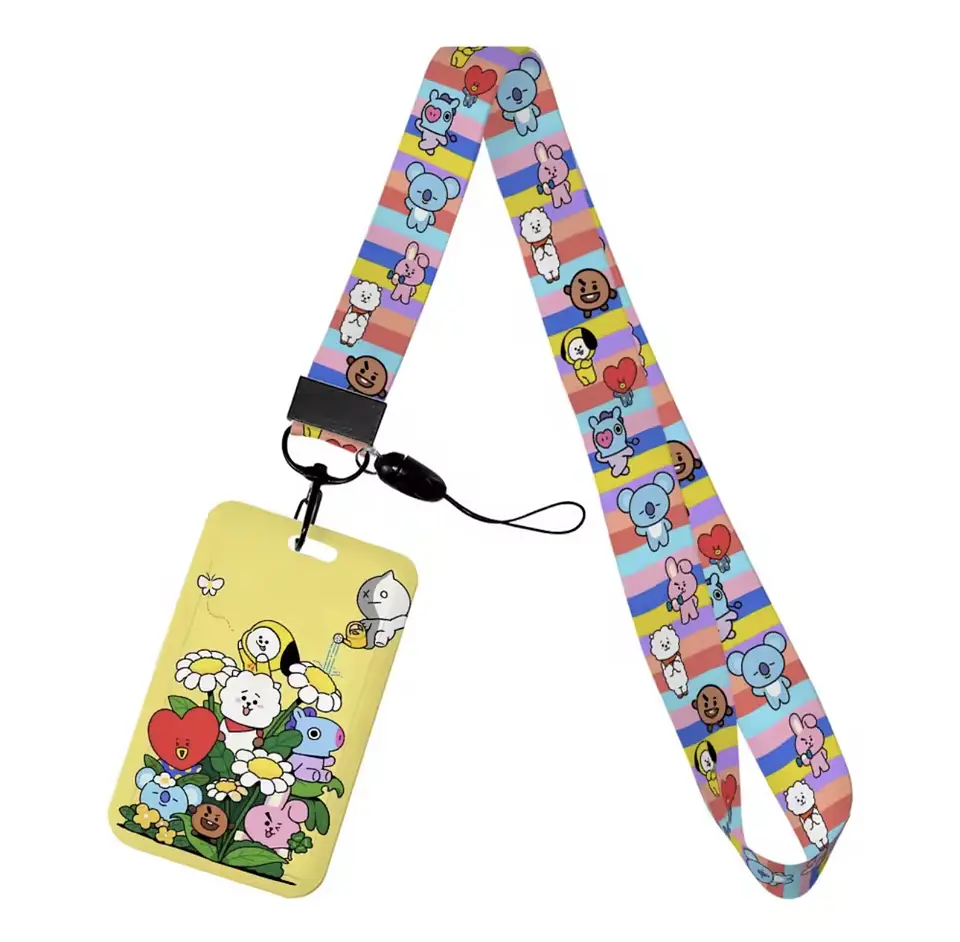 Preventa Portacredencial Vertical + Lanyard BT21 24