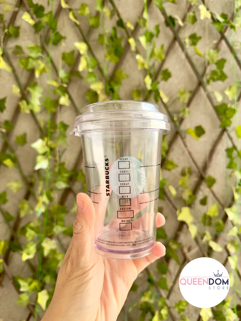Vaso Starbucks Plastico bebida Alta 300ml 7