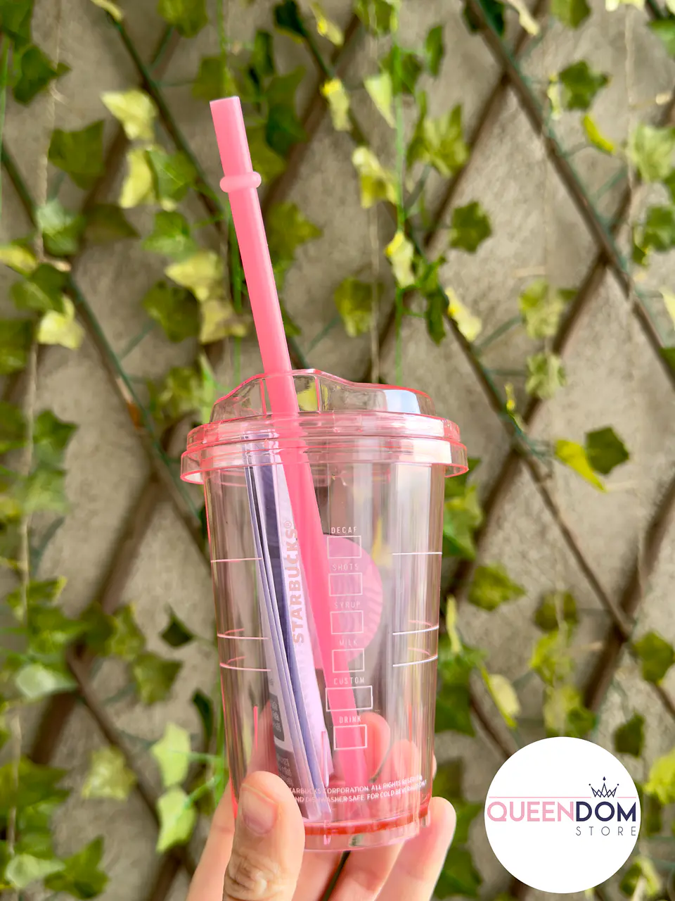 Vaso Starbucks Plastico bebida Alta 300ml 4