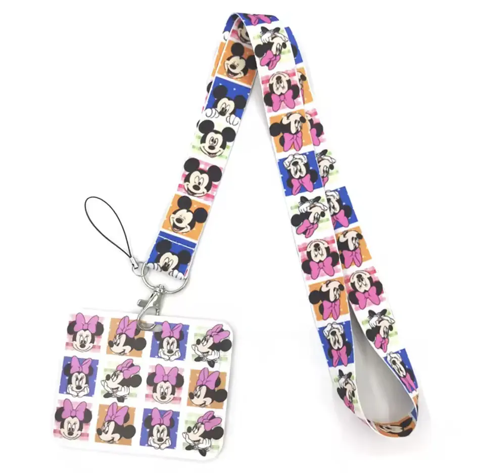 Preventa Portacredencial Horizontal + Lanyard Minnie Mouse 9