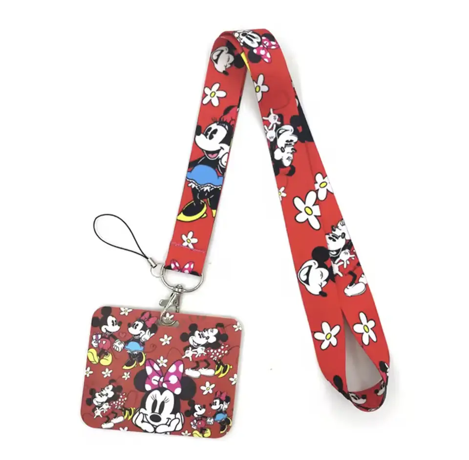 Preventa Portacredencial Horizontal + Lanyard Minnie Mouse 11