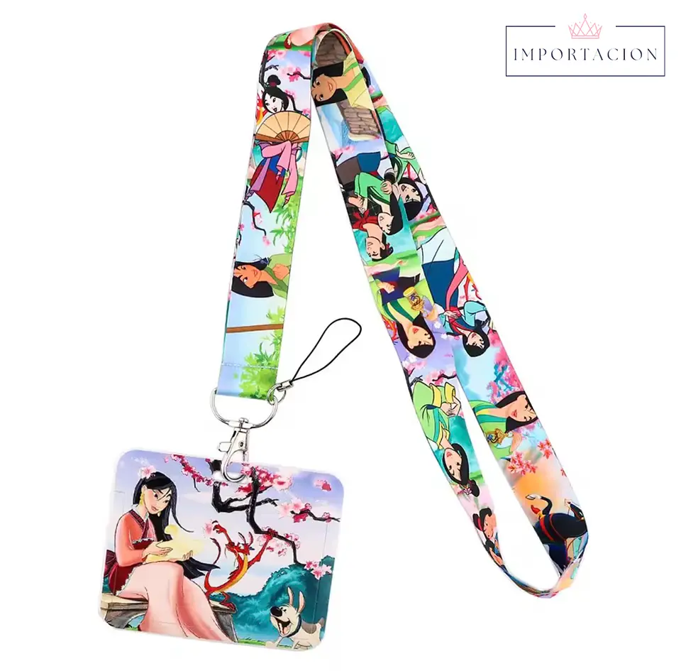 Preventa Portacredencial Horizontal + Lanyard Mulan  5