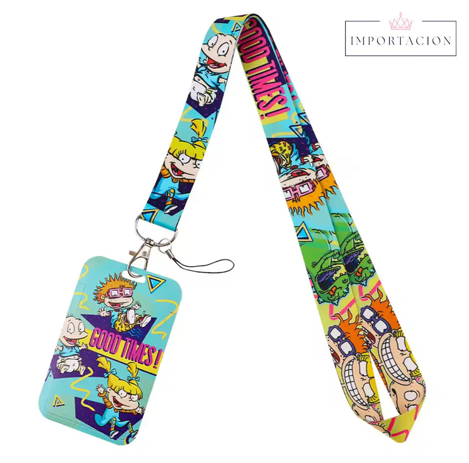 Preventa Portacredencial Vertical + Lanyard Rugrats 1