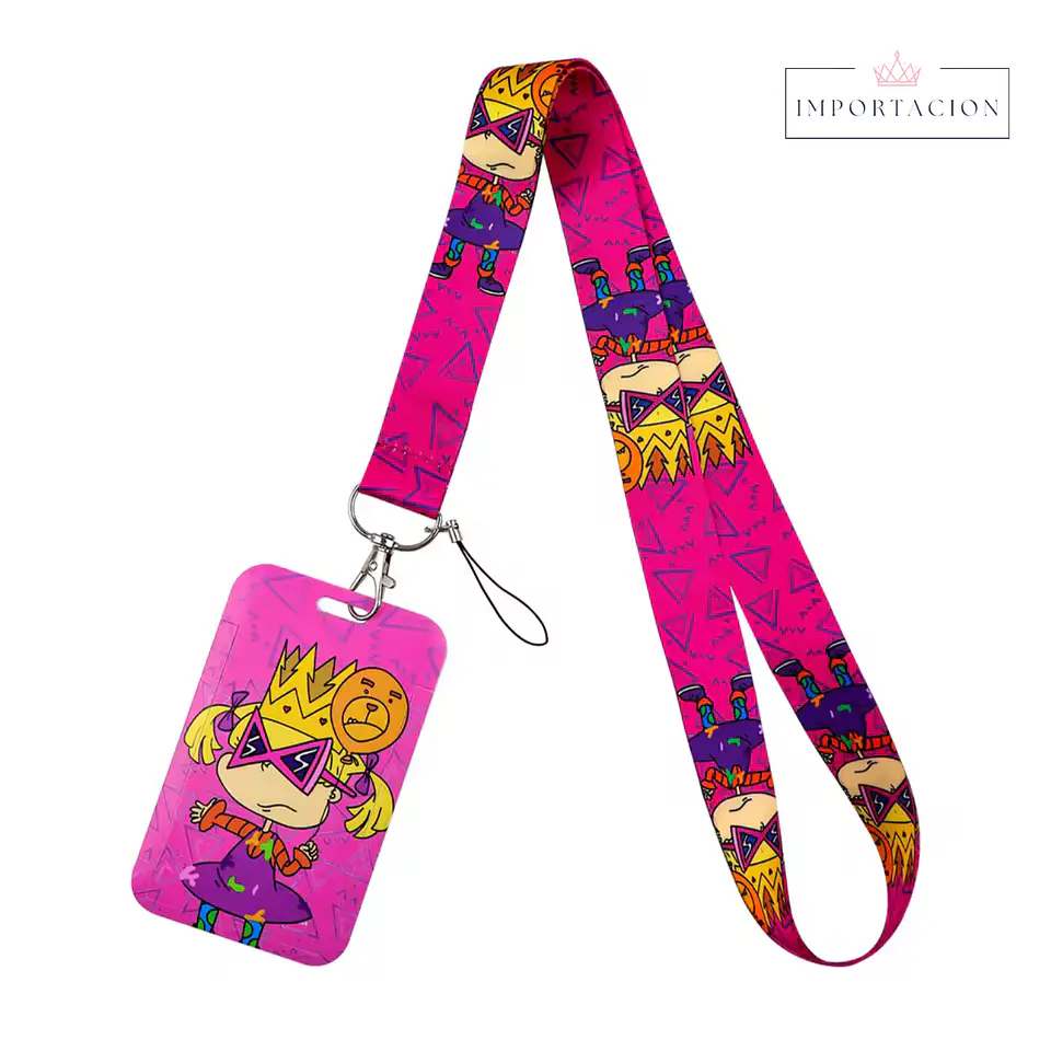 Preventa Portacredencial Vertical + Lanyard Rugrats 2
