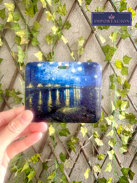 Preventa Portacredencial Horizontal + Lanyard Pinturas Van Gogh