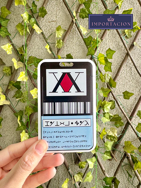 Preventa Portacredencial + Hebilla Retractil Hunter X Hunter