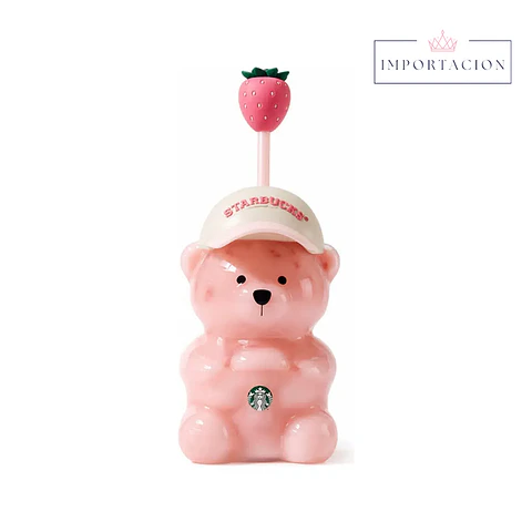 Preventa Vaso Starbucks Bearista Fresa Summer 591 ml