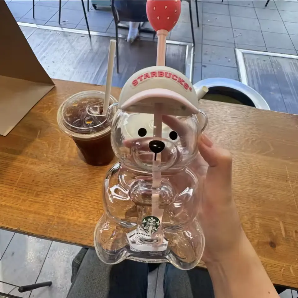 Preventa Vaso Starbucks Bearista Fresa Summer 591 ml 3