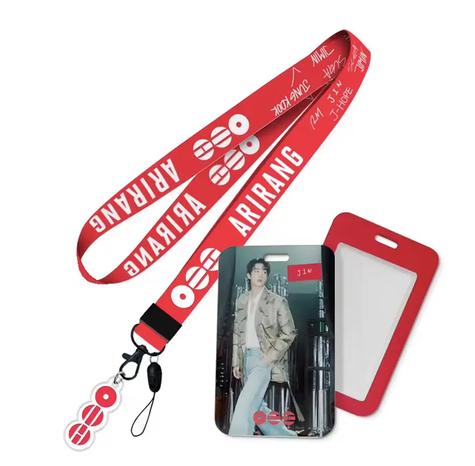 Preventa Portacredencial Vertical + Lanyard BTS Arirang 6