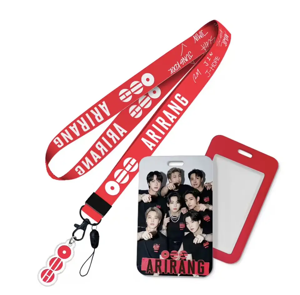 Preventa Portacredencial Vertical + Lanyard BTS Arirang 2