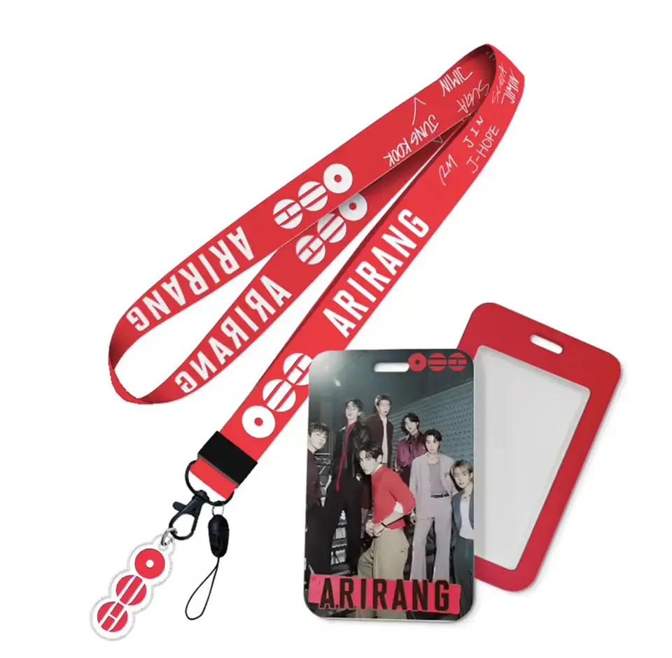 Preventa Portacredencial Vertical + Lanyard BTS Arirang 3