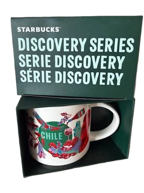 Taza Starbucks Chile y Santiago 2026 414ml 