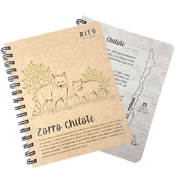 Cuaderno Zorro Chilote
