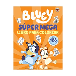 Bluey - Super Mega Libro Para Colorear