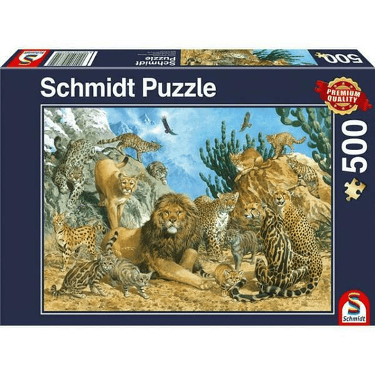Puzzle Grandes Felinos 500 Piezas