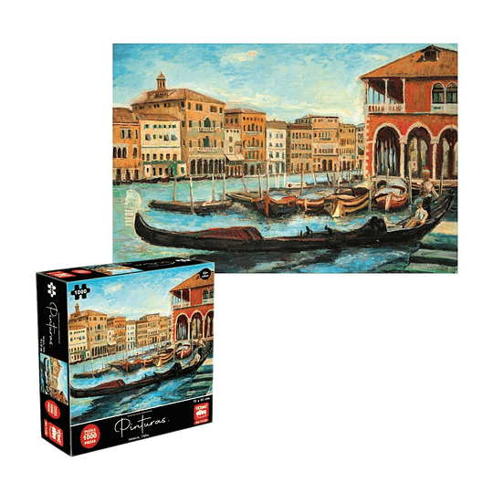Puzzle Pinturas Venecia 1000 Piezas