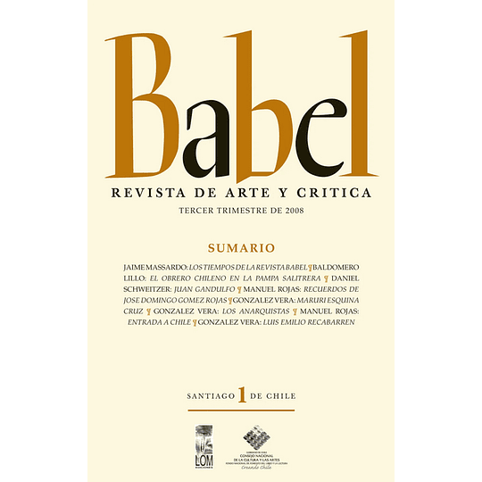 Babel 1 Revista De Arte Y Critica