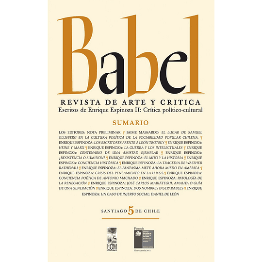 Babel 5 Revista De Arte Y Critica 