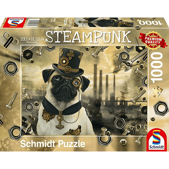 Puzzle Perro Steampunk 1000 Piezas