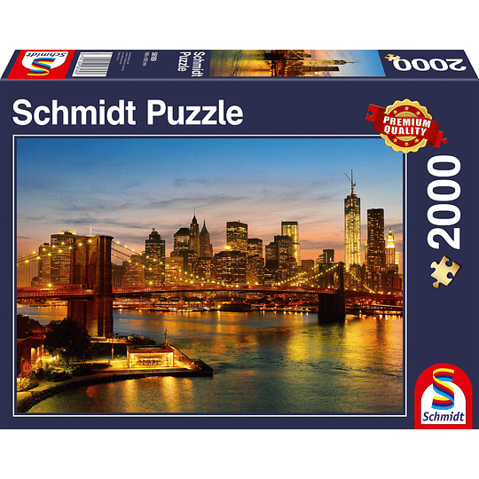 Puzzle Atardecer New York 2000 Piezas