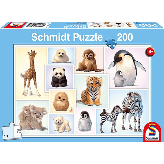 Puzzle Cachorros Salvajes 200 Piezas