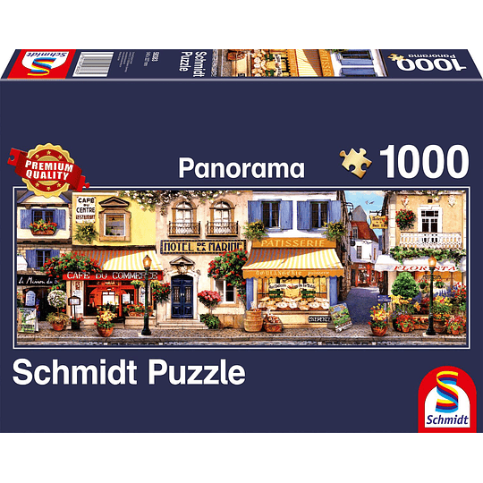 Puzzle Panorama Paseando Por Paris 1000 Piezas