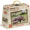 Puzzle Animales De Africa 100 Piezas Rinoceronte