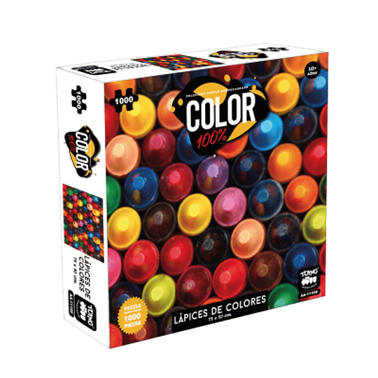 Puzzle Color 1000 Piezas Lapices De Colores