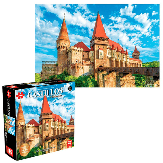 Puzzle 2000 Piezas Castillo De Hunyad Rumania 