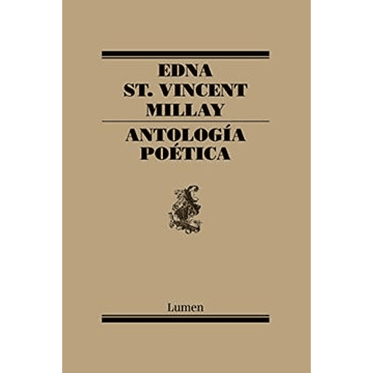 Antologia Poetica. Edna St. Vincent Millay