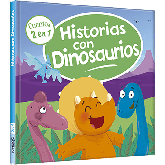 Cuentos 2 En 1. Historia Con Dinosaurios