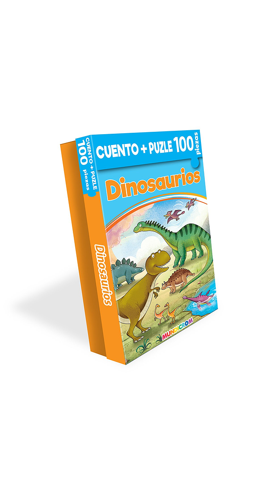 Dinosaurios Cuento + Puzle 100 Piezas