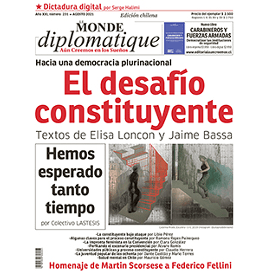 Le Monde Diplomatique N° 231 Agosto 2021