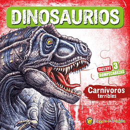 Dinosaurios Carnivoros Terribles Incluye Puzzles