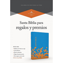 Santa Biblia Para Regalos Y Premios Rvr 1960 Azul