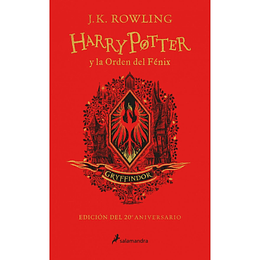 Harry Potter Y La Orden Del Fenix. Edicion 20 Aniversario. Gryffindor
